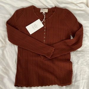 NWT Sezane Sweater - Chestnut 🌰
